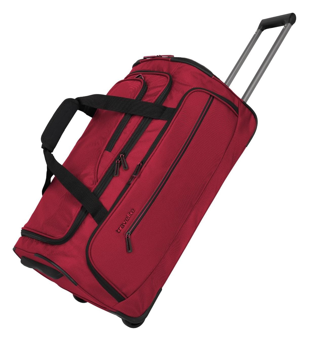 Cestovní taška na kolečkách Travelite Crosslite 5.0 Wheeled Duffle M Red 6