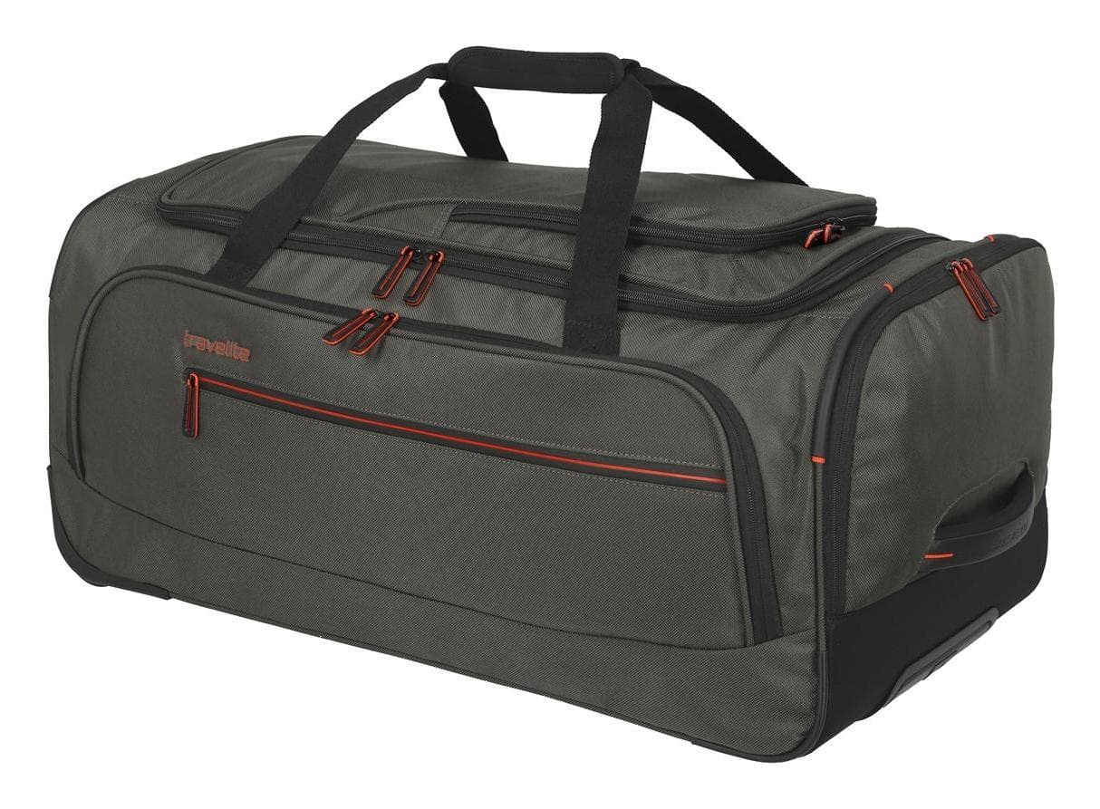 Cestovní taška na kolečkách Travelite Crosslite 5.0 Wheeled Duffle M Dark Olive 3