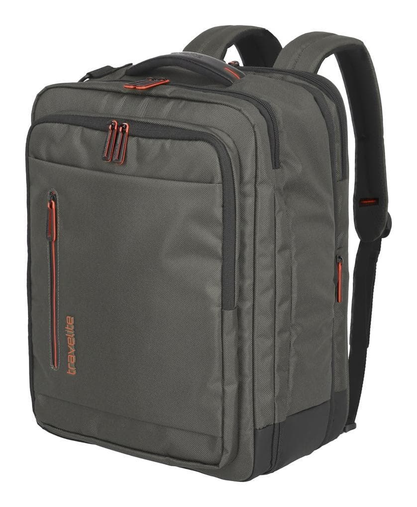 Palubní batoh Travelite Crosslite 5.0 Board bag/Backpack Dark Olive 3