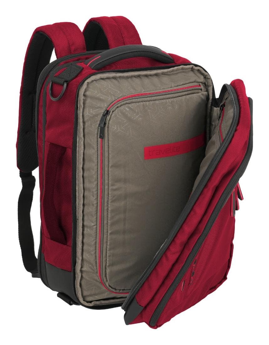 Batoh do letadla 40x20x25 Travelite Crosslite 5.0 Board bag/Backpack S Red 6