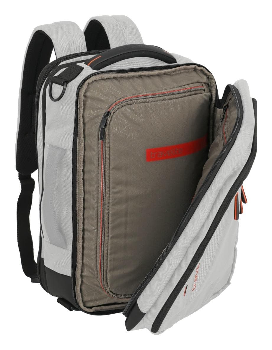 Batoh do letadla 40x20x25 Travelite Crosslite 5.0 Board bag/Backpack S White Sand 5