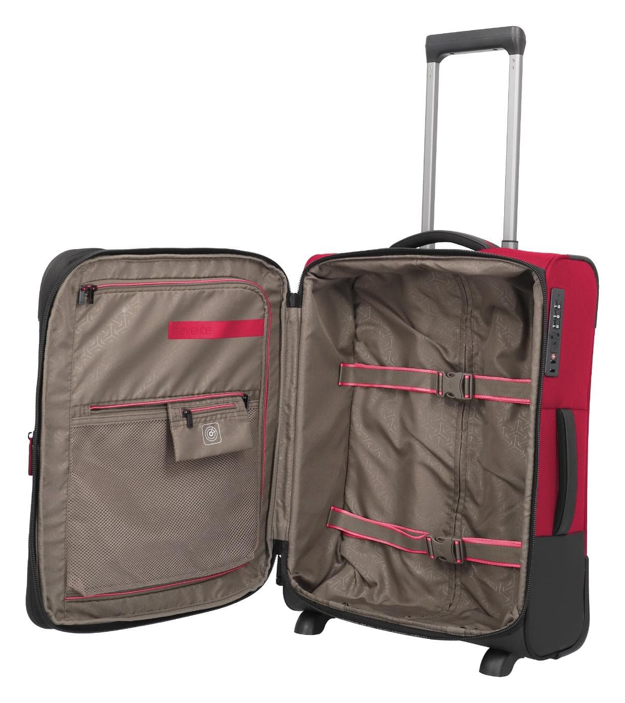 Kufr do letadla 55x40x20 Travelite Crosslite 5.0 2w S exp. Red 2
