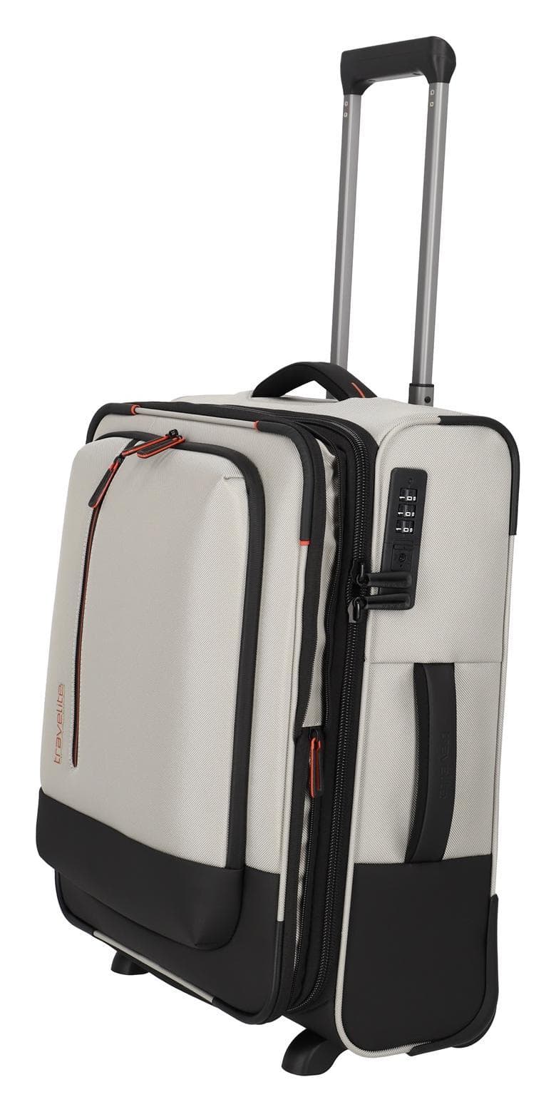 Kufr do letadla 55x40x20 Travelite Crosslite 5.0 2w S exp. White Sand 6