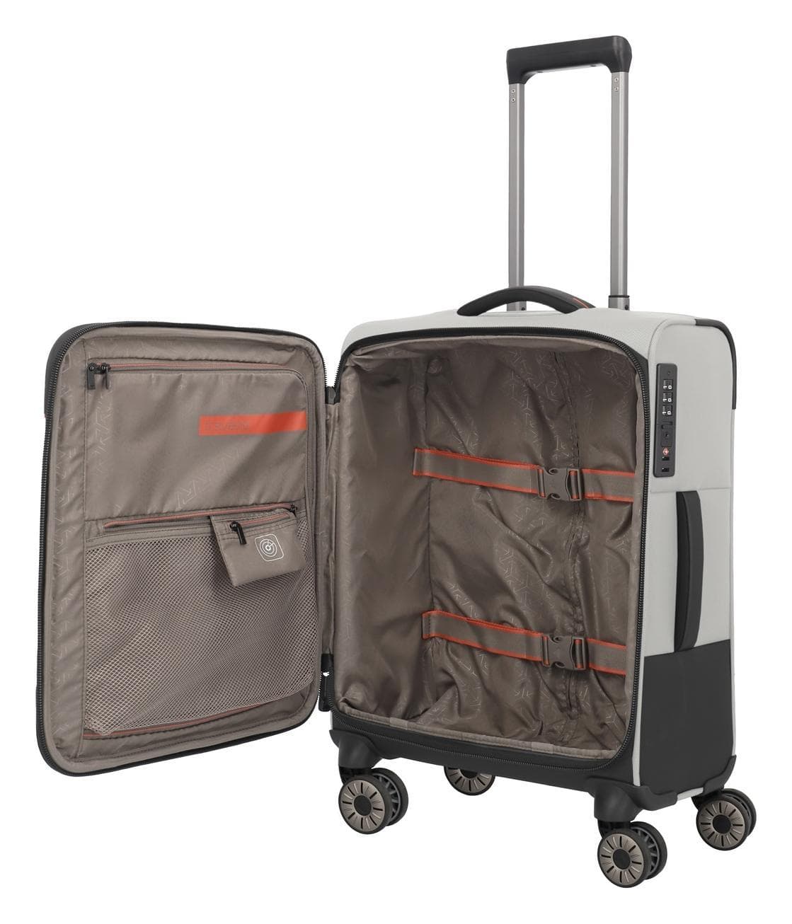 Kufr do letadla 55x40x20 Travelite Crosslite 5.0 S White Sand 6