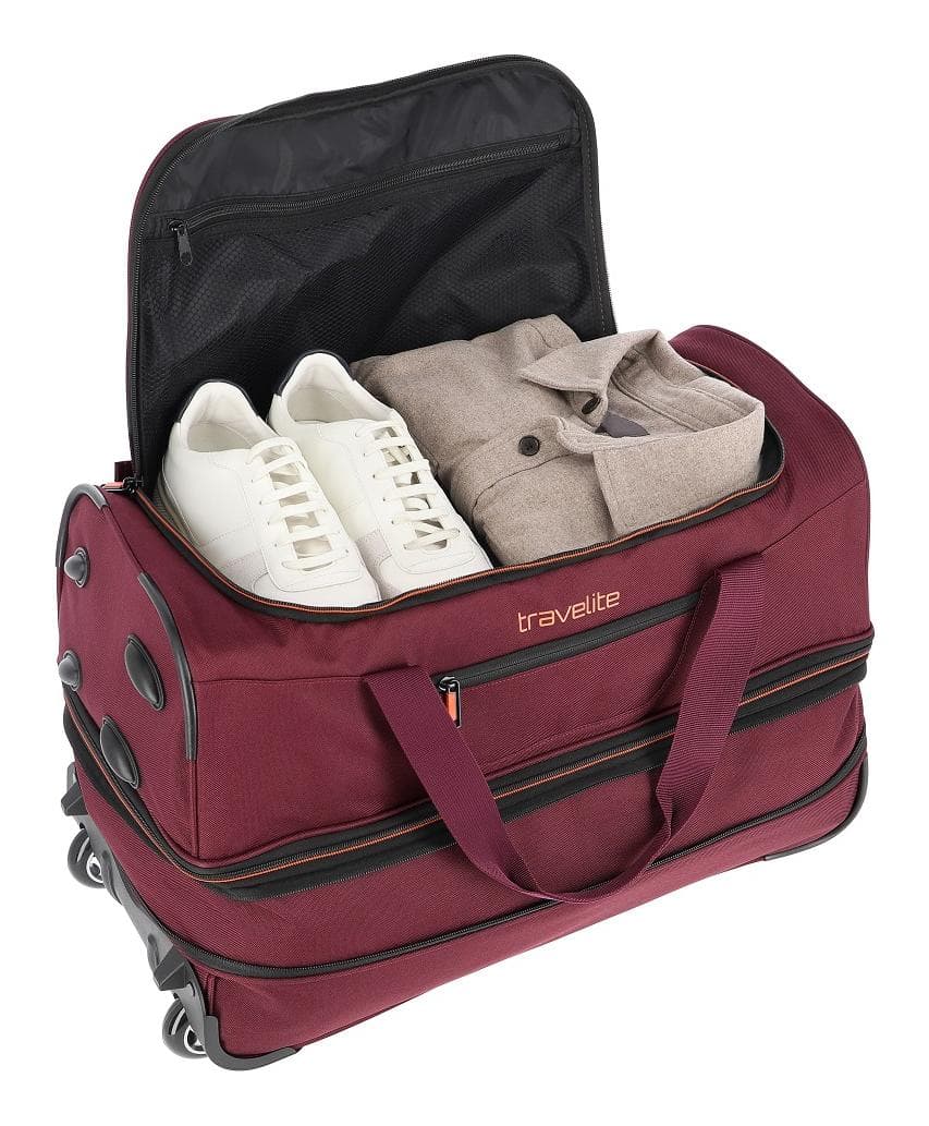Cestovní taška na kolečkách Travelite Basics Wheeled duffle S Bordeaux 5