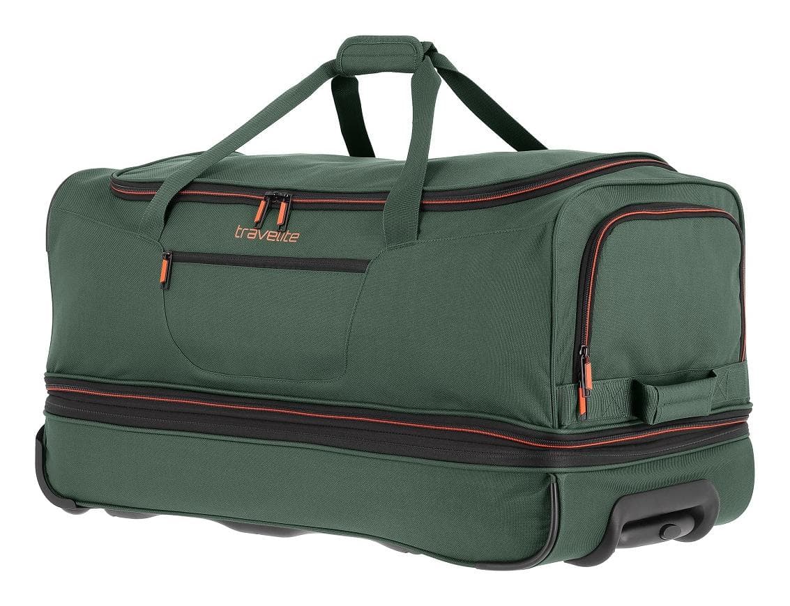Cestovní taška na kolečkách Travelite Basics Wheeled duffle L Dark green 3