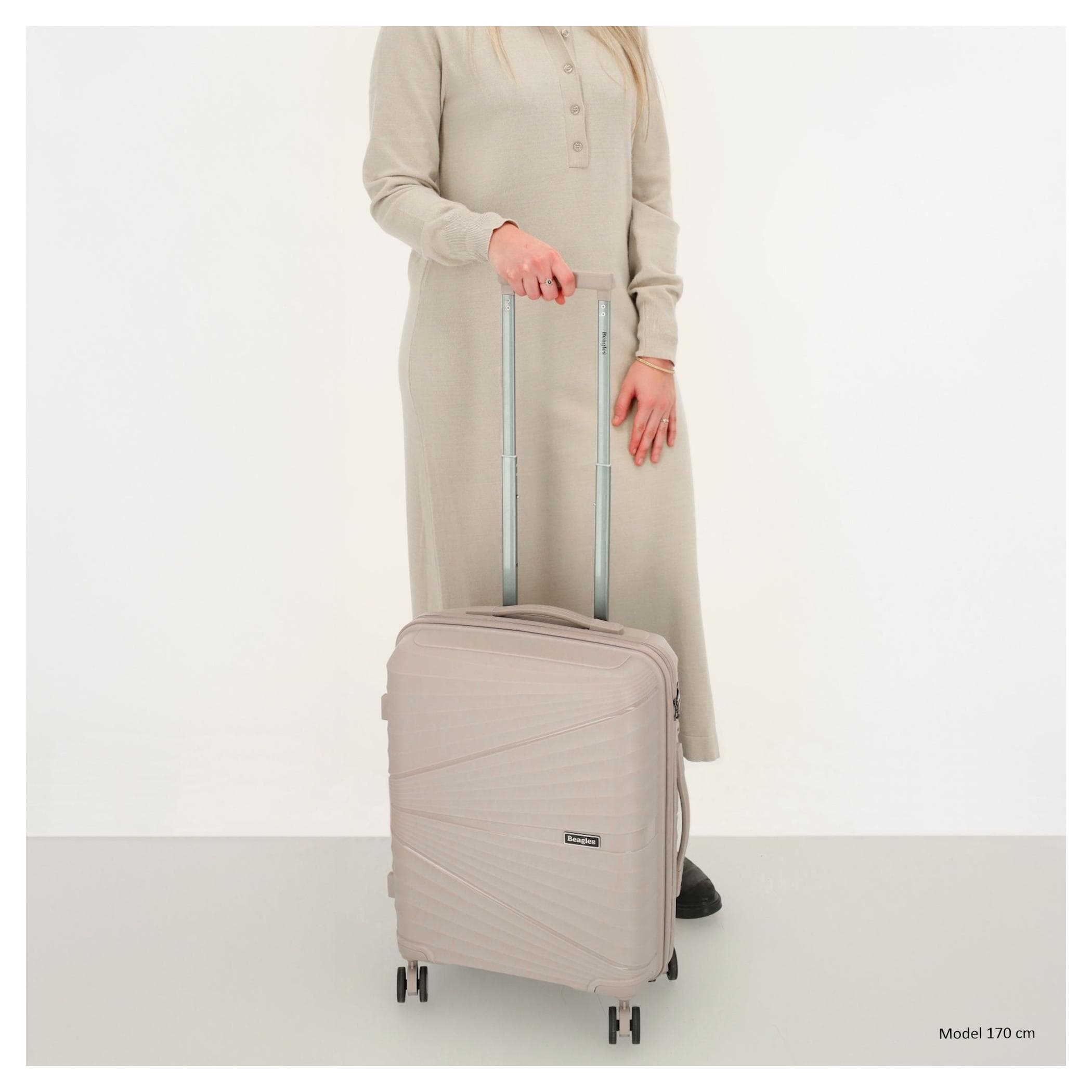 Kufr do letadla Beagles Travel 25138 S Light taupe 2