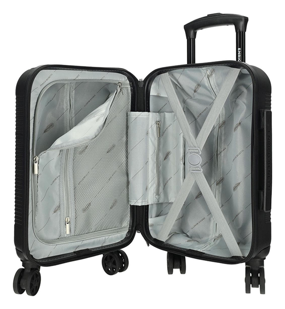 Kabinový kufr Enrico Benetti Louisville 39040 Black 6