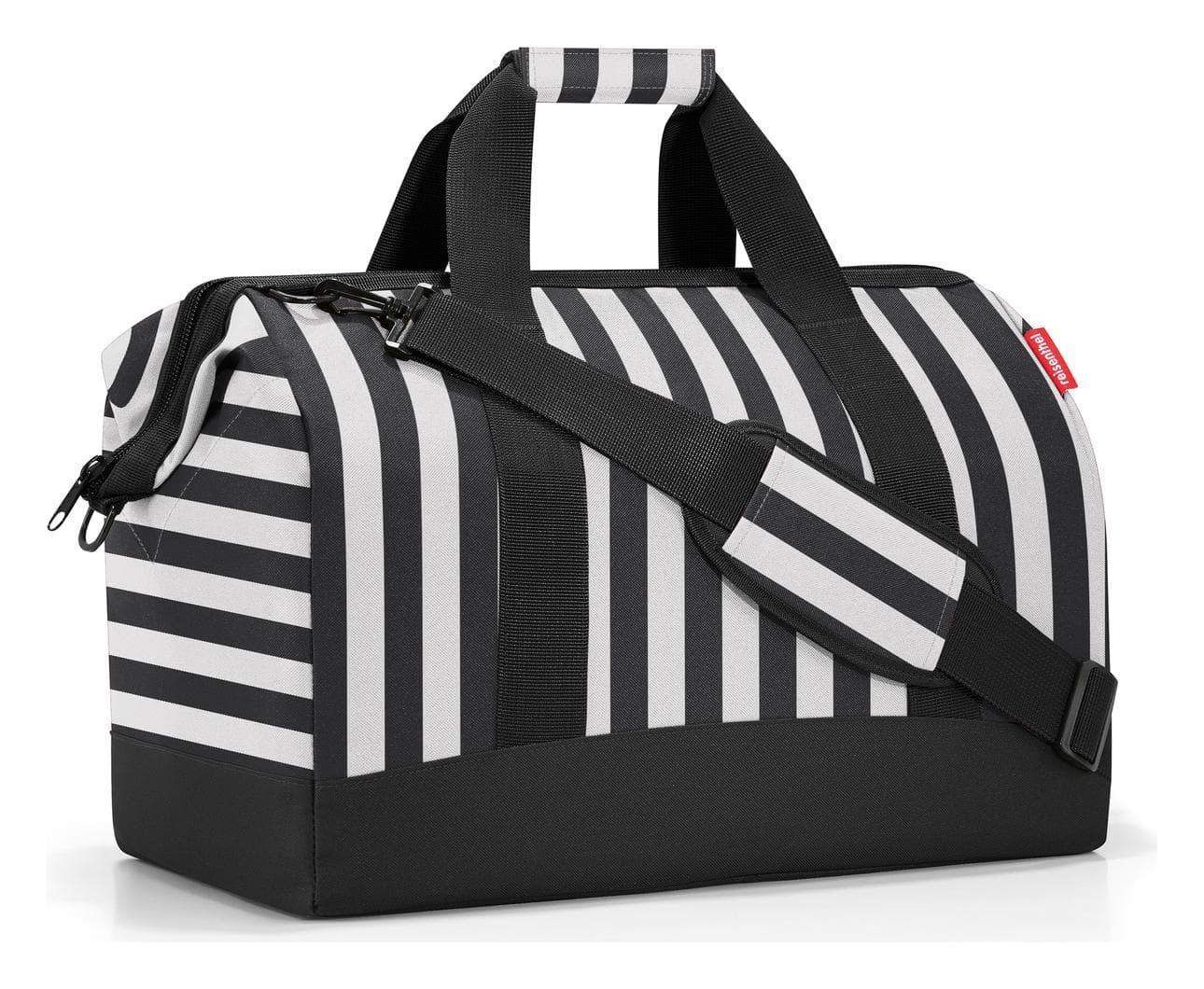 Cestovní taška Reisenthel Allrounder L Summerstripes black, černá 2
