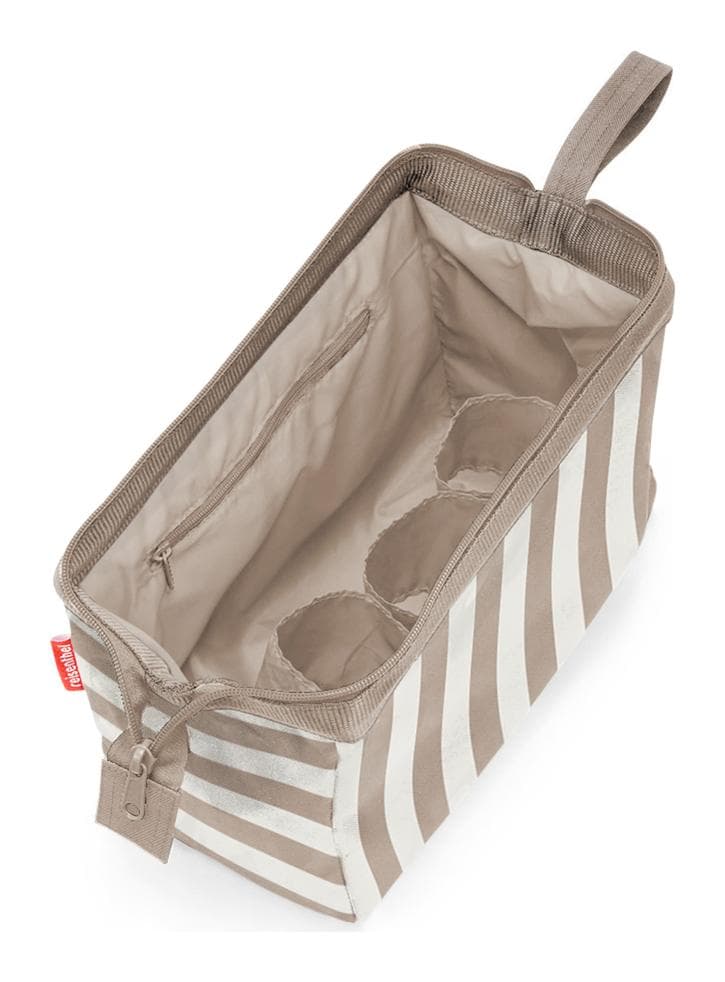 Toaletní taška Reisenthel Travelcosmetic Summerstripes coffee 2