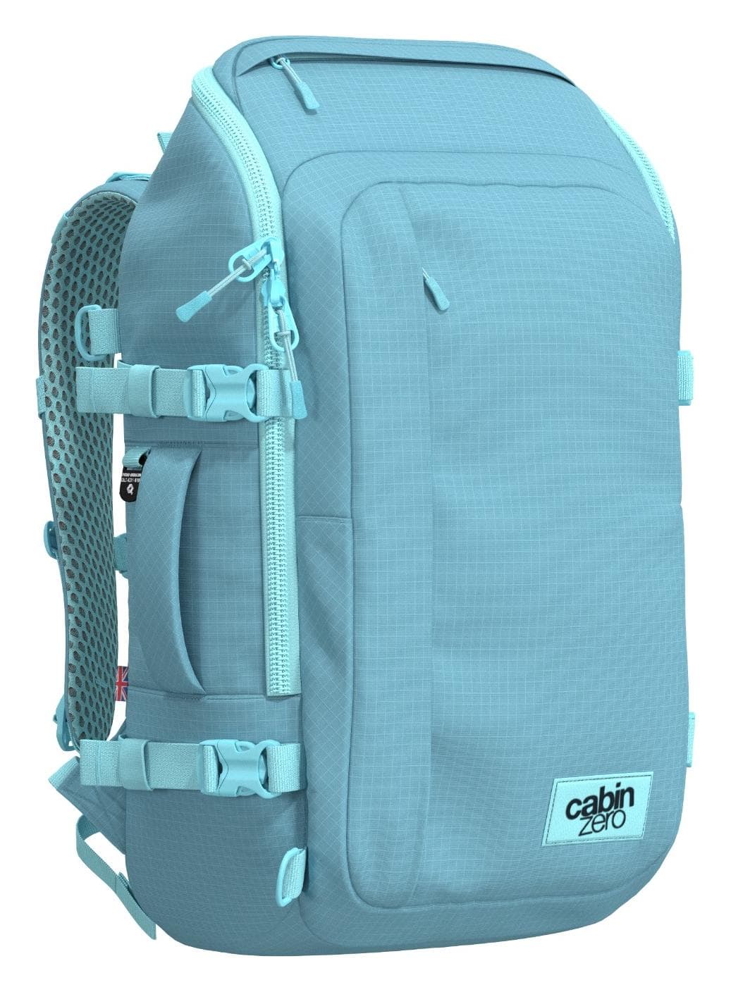 Batoh do letadla 55x40x20 CabinZero Adv 32L Maldives Blue 6