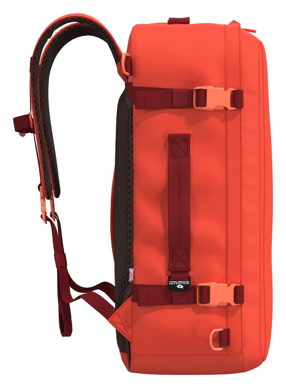 Batoh do letadla 55x40x20 CabinZero Classic Plus 42L Tomato Festival 5