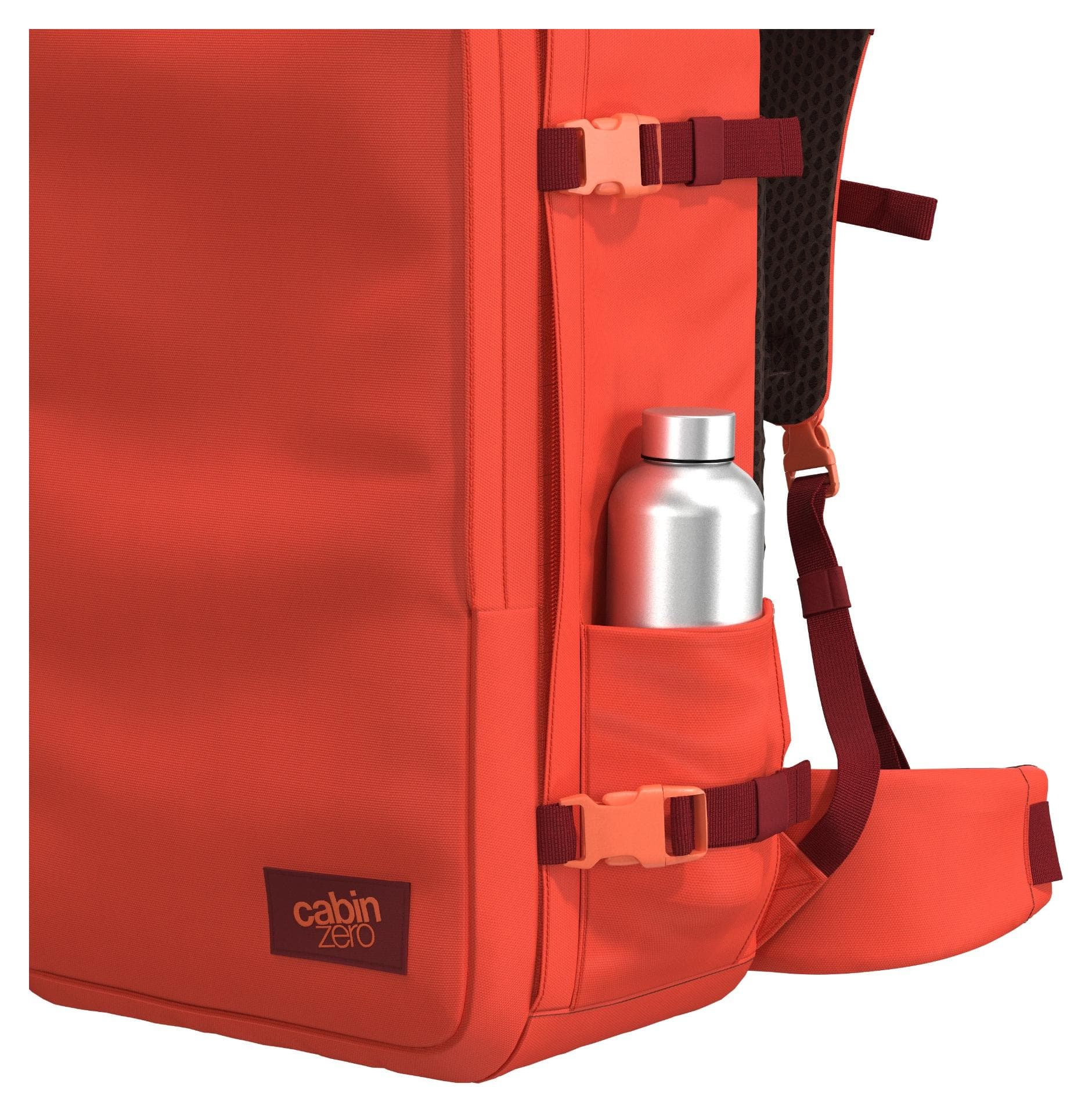 Batoh do letadla 55x40x20 CabinZero Classic Pro 32L Tomato Festival 3
