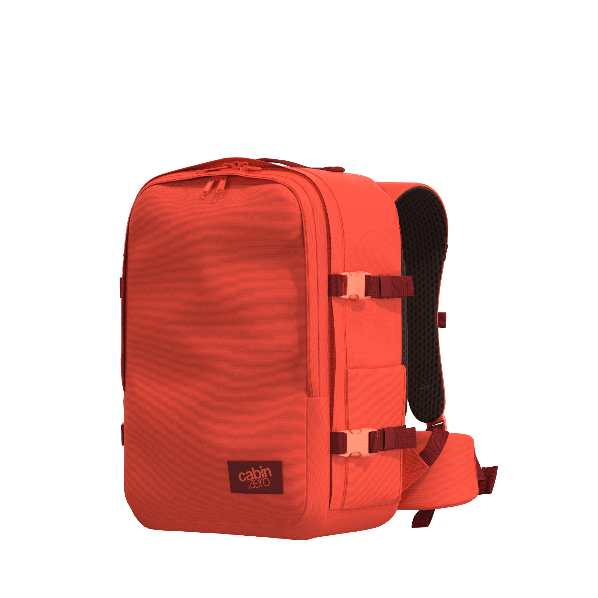 Batoh do letadla 55x40x20 CabinZero Classic Pro 32L Tomato Festival 4