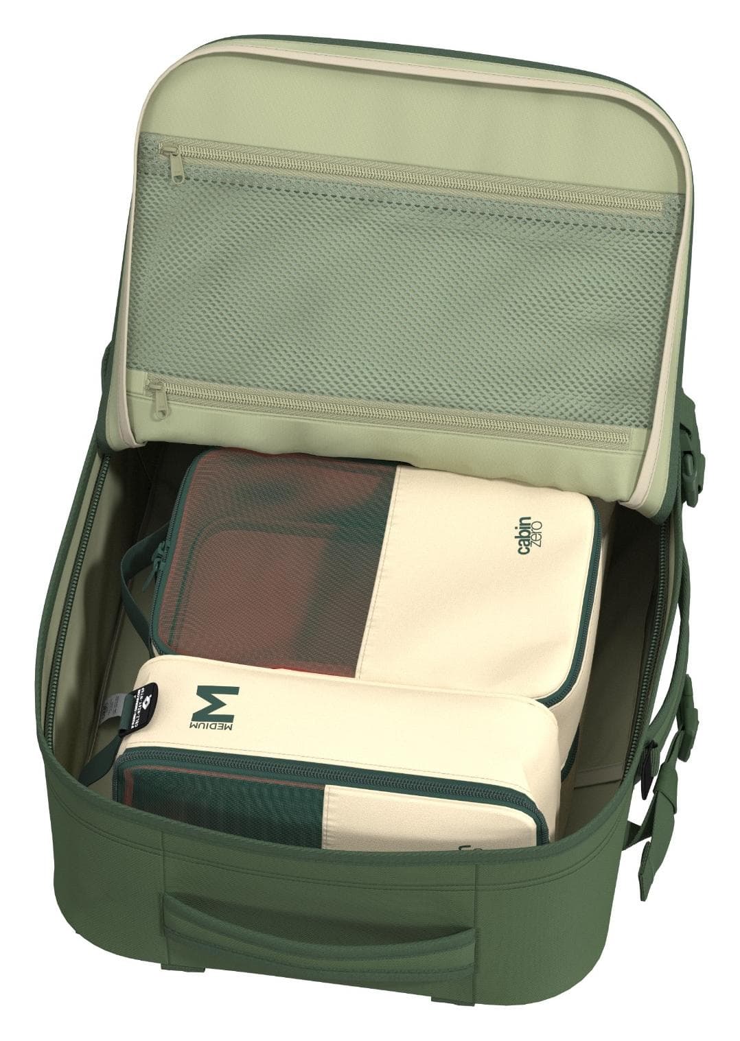 Cestovní batoh do letadla CabinZero Military 36L Mystic Green 3