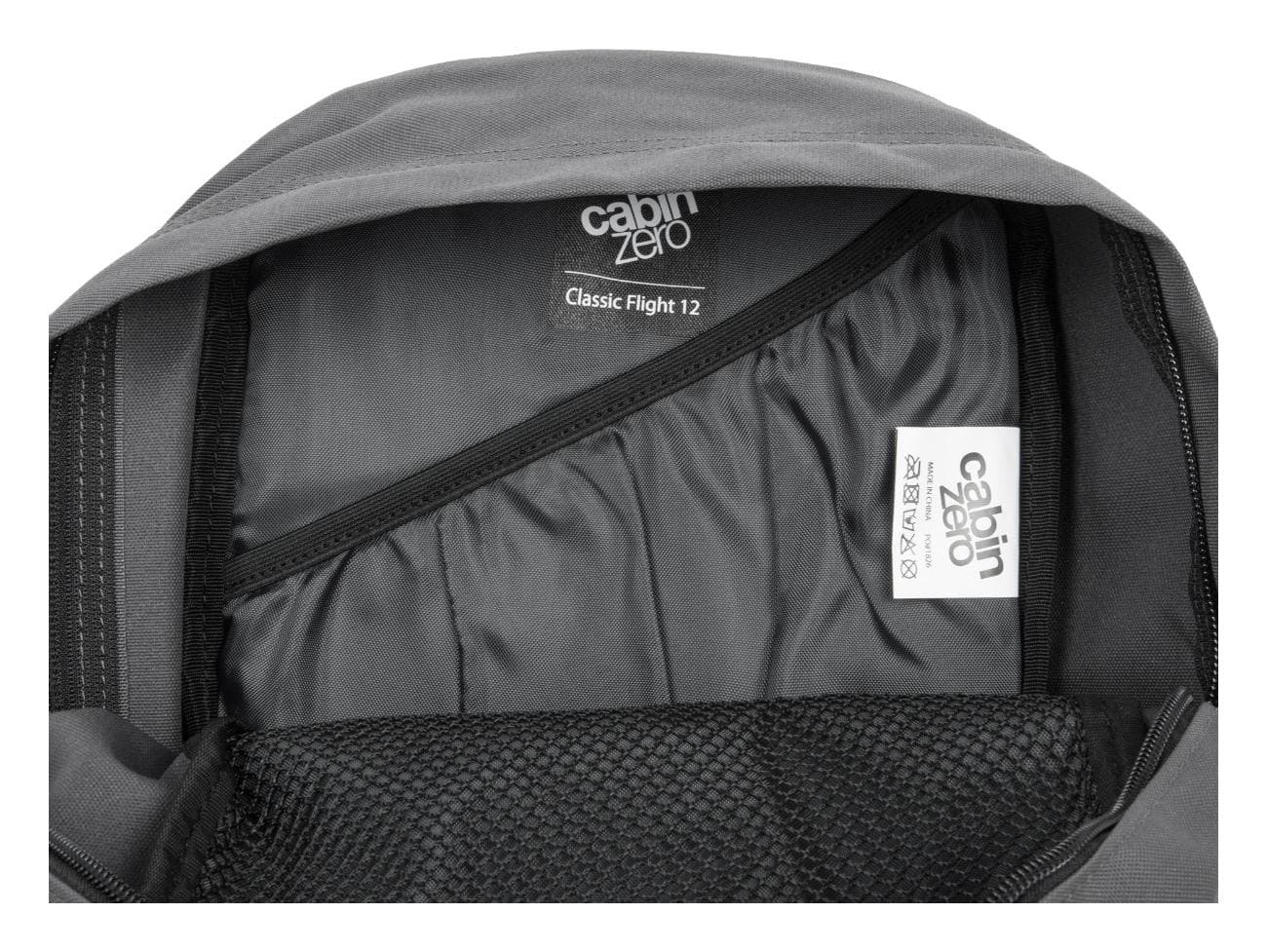 Palubní batoh CabinZero Classic Flight 12L Original Grey 5