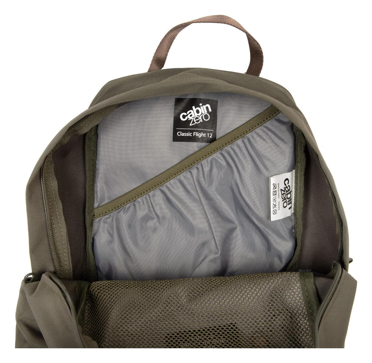 Palubní batoh CabinZero Classic Flight 12L Georgian Khaki 6