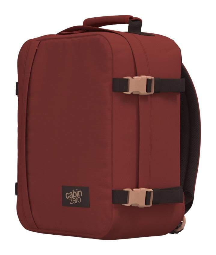 Batoh do letadla 40x30x20 CabinZero Classic 28L Sangria red 3