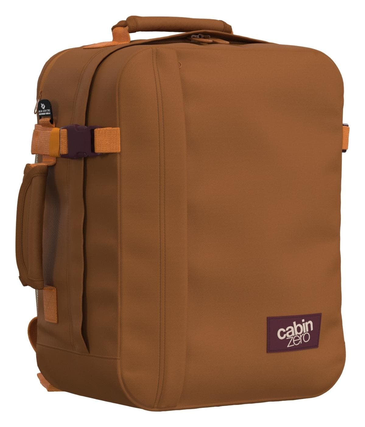 Batoh do letadla 40x30x20 CabinZero Classic Tech 28L Cinnamon 4