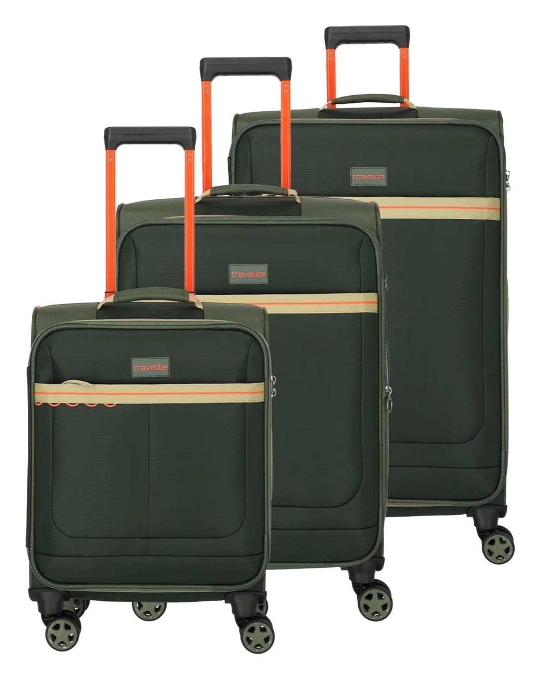 Sada cestovních kufrů Travelite Color Craze S,M,L Olive
