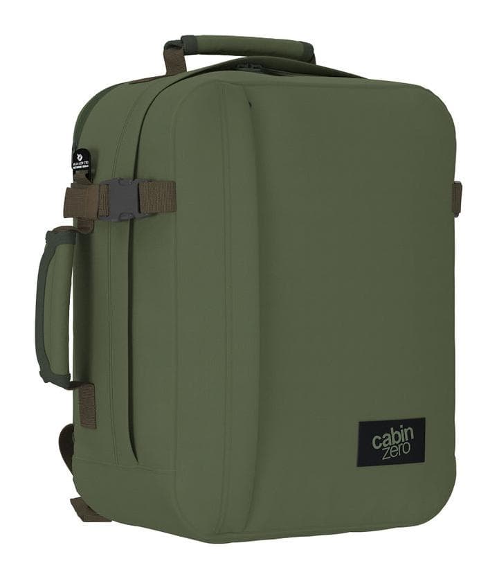 Batoh do letadla 40x30x20 CabinZero Classic Tech 28L Georgian khaki 3