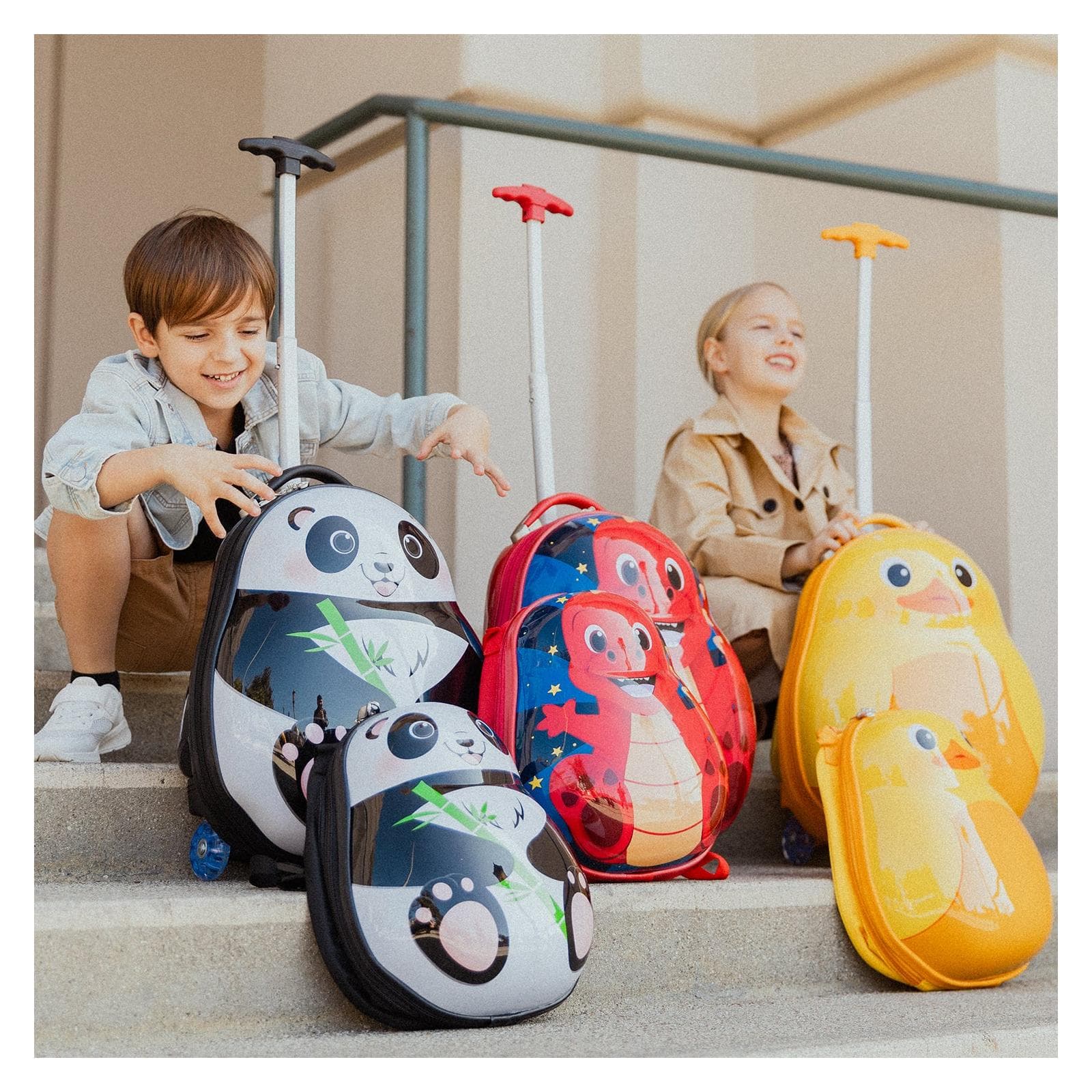 Heys Travel Tots Panda - set of backpack and suitcase 2