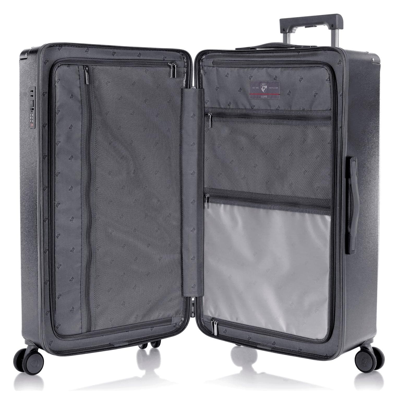 Velký cestovní kufr na kolečkách Heys Luxe L Trunk Gunmetal 3