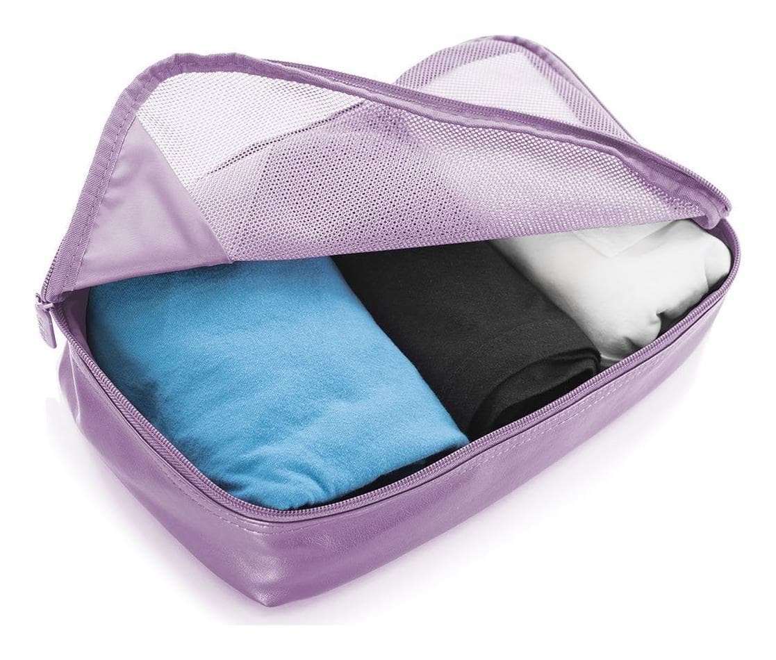 Cestovní organizéry Heys Metallic Packing Cube 5pc Lilac 3