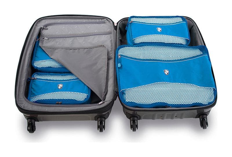 Cestovní organizéry Heys Eco Packing Cube 5pc Set II Blue 4