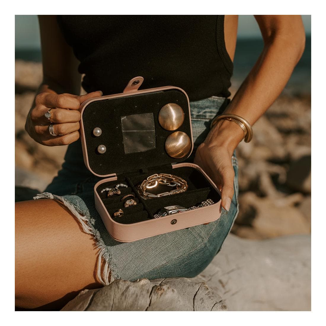 Kosmetický kufr Heys Mini Jewelry Case Rose 4