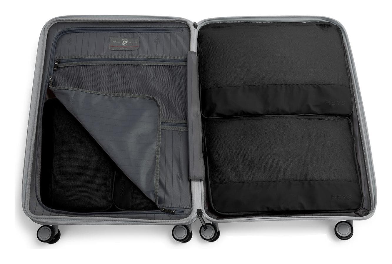 Cestovní organizéry Heys Ecotex Packing Cube 5 Pc Set Black Onyx 4