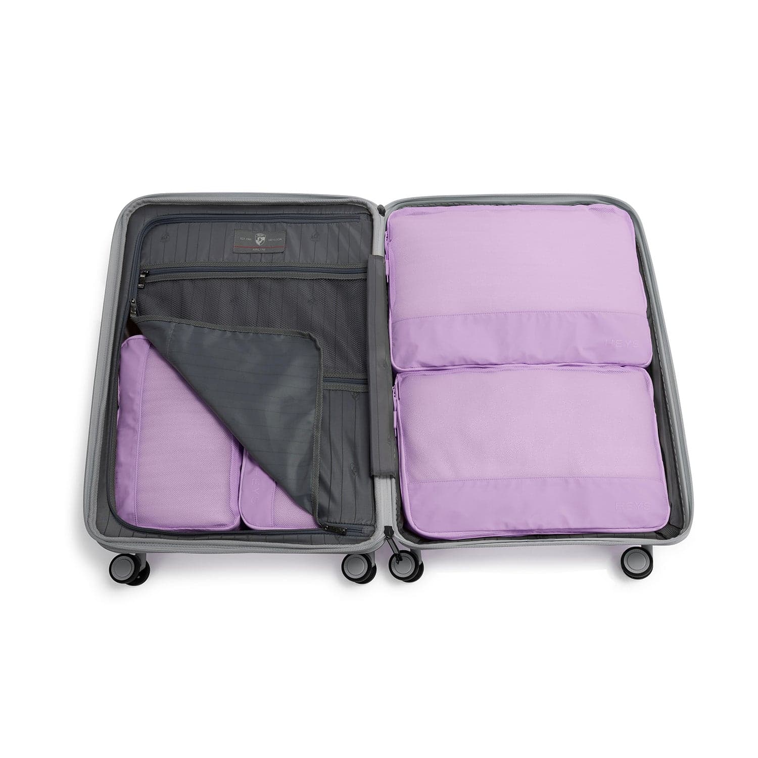 Cestovní organizéry Heys Ecotex Packing Cube 5 Pc Set Lilac Blossom 4