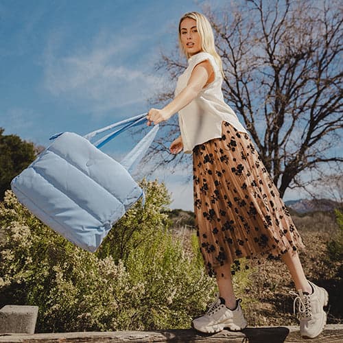 Dámská kabelka Heys Puffer Tote Bag Lavender 5