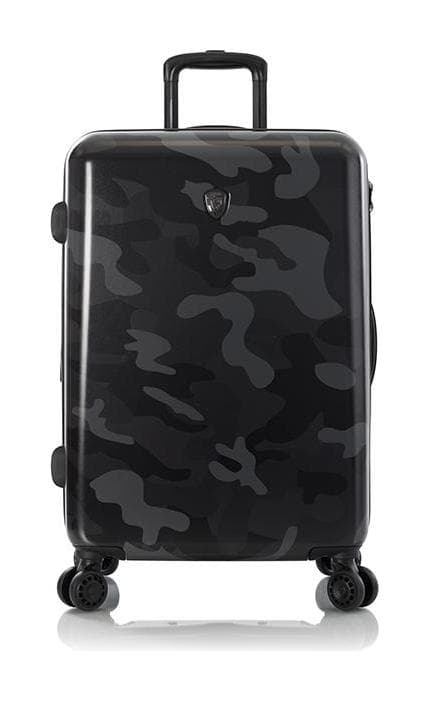Střední cestovní kufr na kolečkách Heys Black Camo M 6