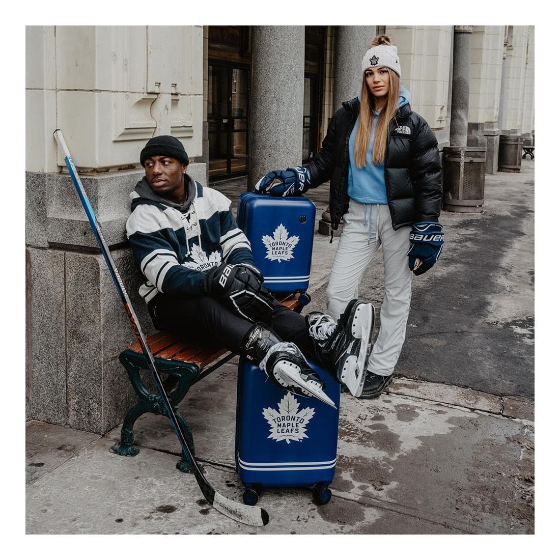 Příruční kufr Heys NHL S Toronto Maple Leafs 6