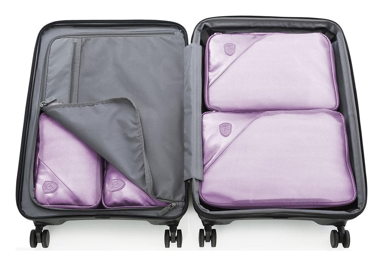 Cestovní organizéry Heys Metallic Packing Cube 5pc Lilac 6