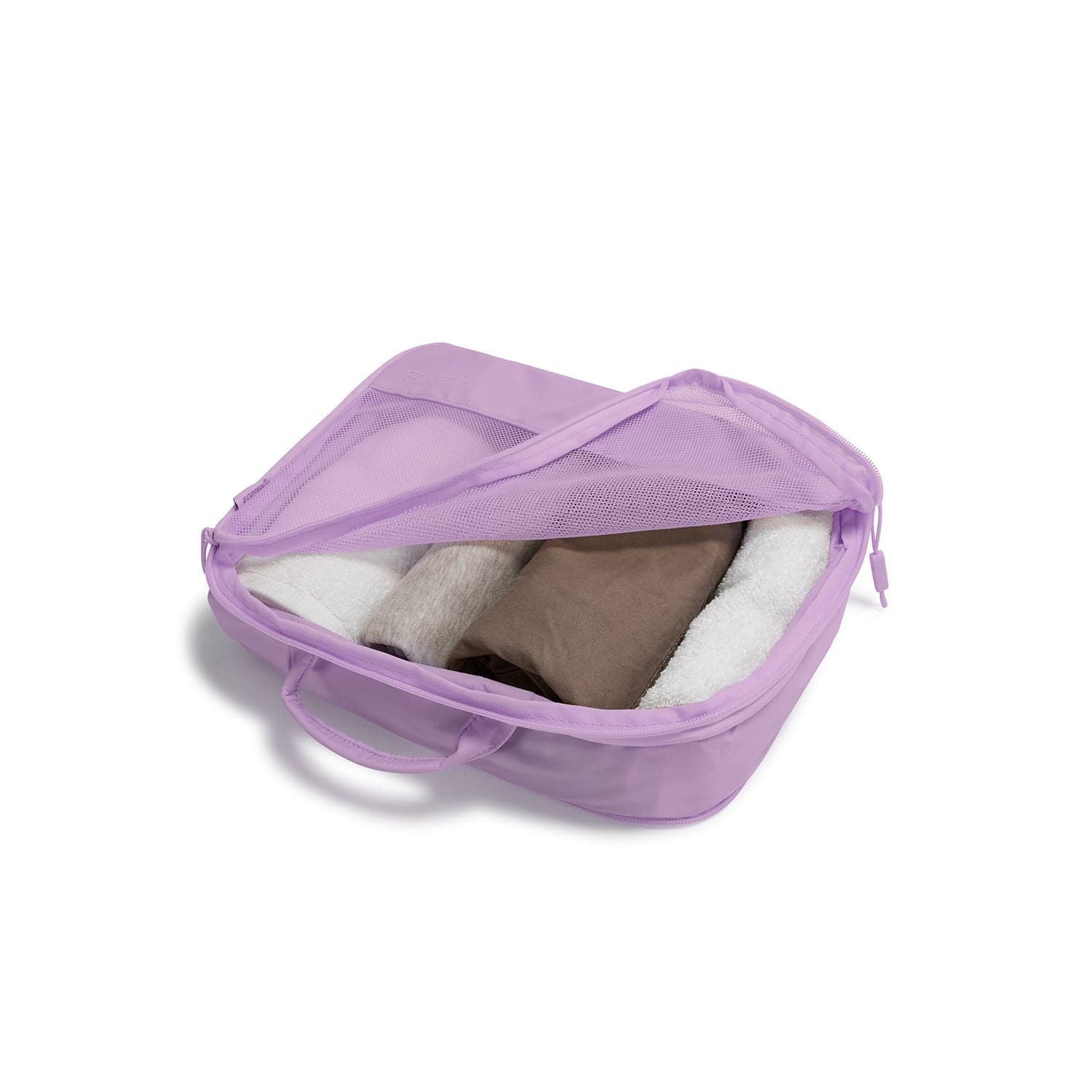 Cestovní organizéry Heys Ecotex Compression Packing Cube 4 Pc Set Lilac Blossom 5