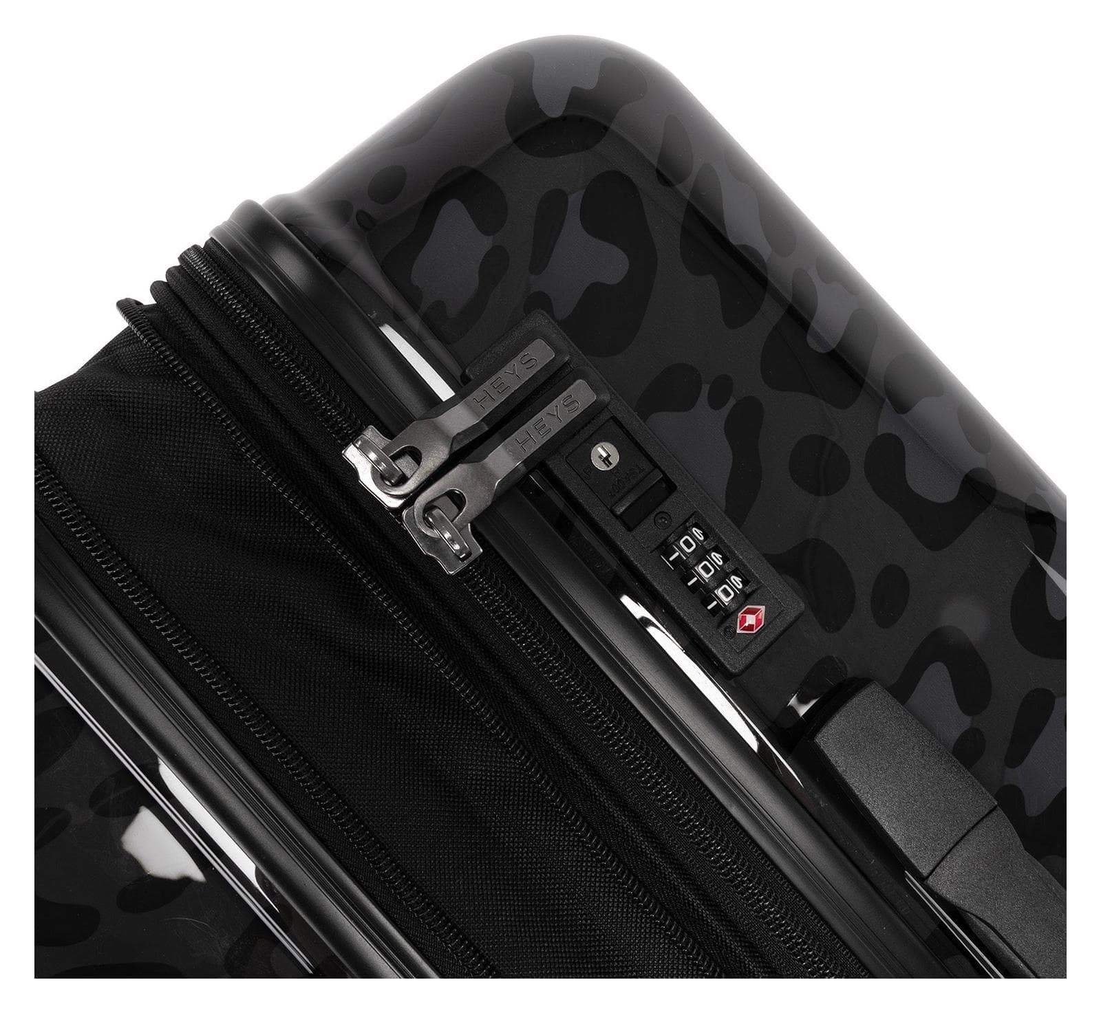 Velký cestovní kufr na kolečkách Heys Elite Black Leopard L 2