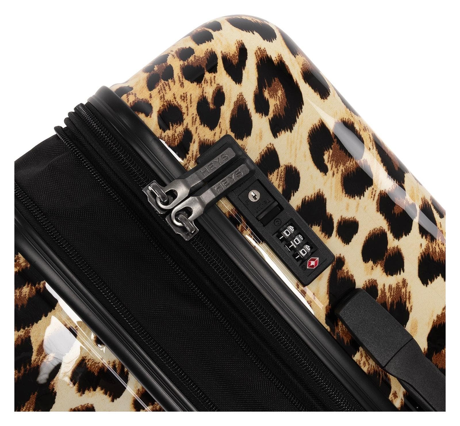 Střední cestovní kufr na kolečkách Heys Elite Brown Leopard M 2