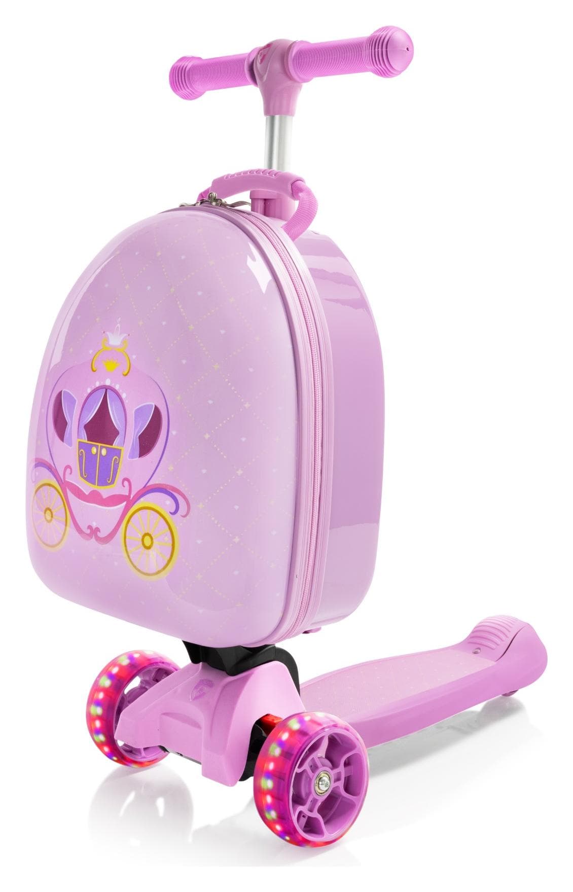 Dětská koloběžka s batohem Heys Turbo Tots Scooter Royal Carriage
