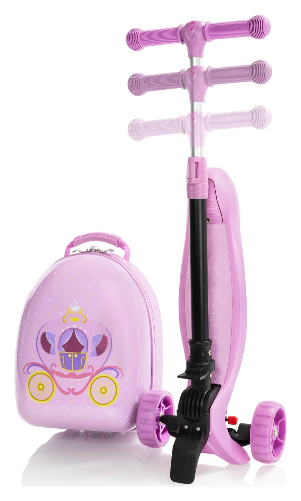 Dětská koloběžka s batohem Heys Turbo Tots Scooter Royal Carriage 2