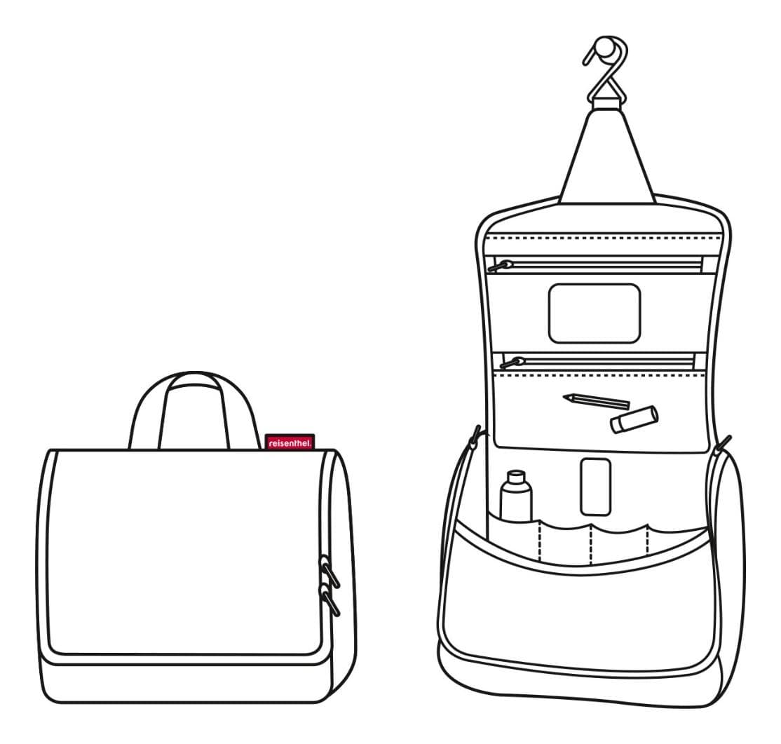 Toaletní taška Reisenthel Toiletbag Twist Silver 4