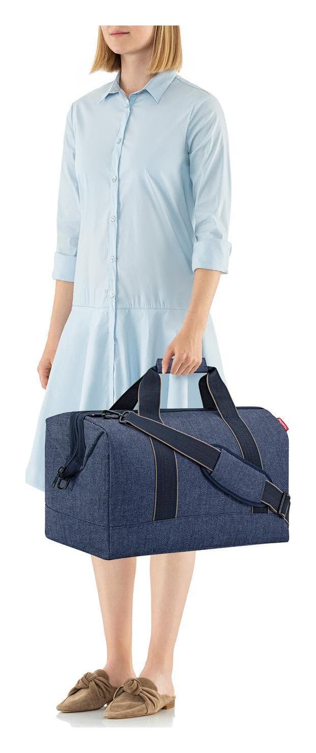 Dámská cestovní taška Reisenthel Allrounder L Herringbone Dark Blue 4