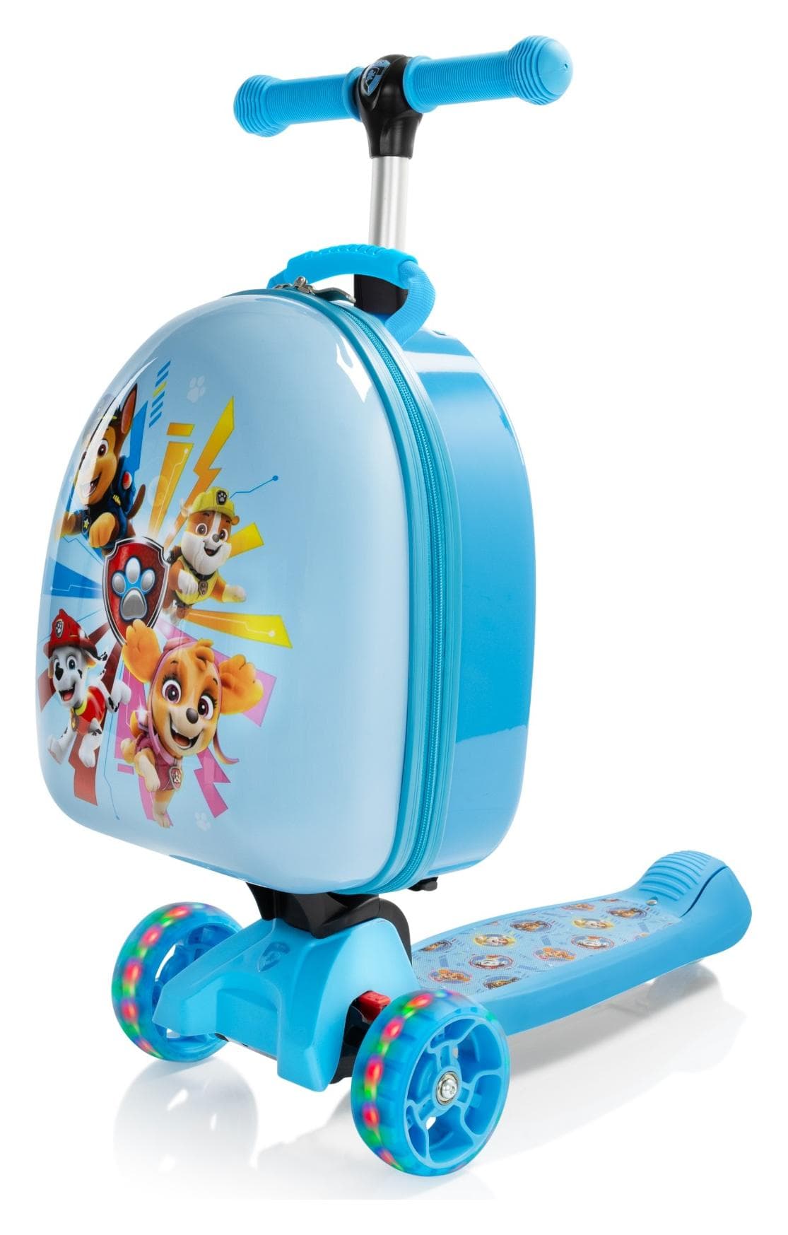 Dětská koloběžka s batohem Heys Turbo Tots Scooter Paw Patrol Blue