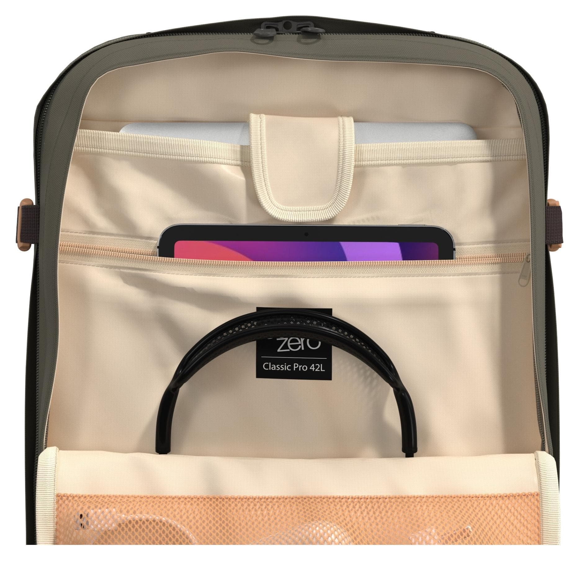 Cestovní batoh CabinZero Classic Pro 42L Grey Moor 6