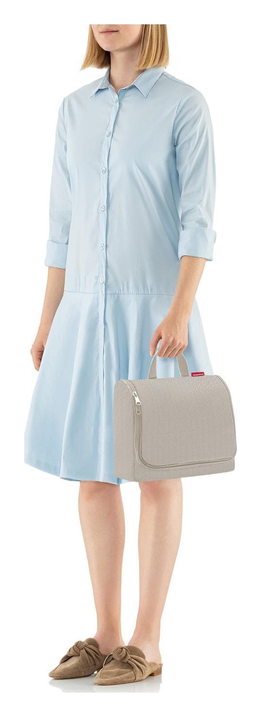 Toaletní taška Reisenthel Toiletbag XL Herringbone Sand 4