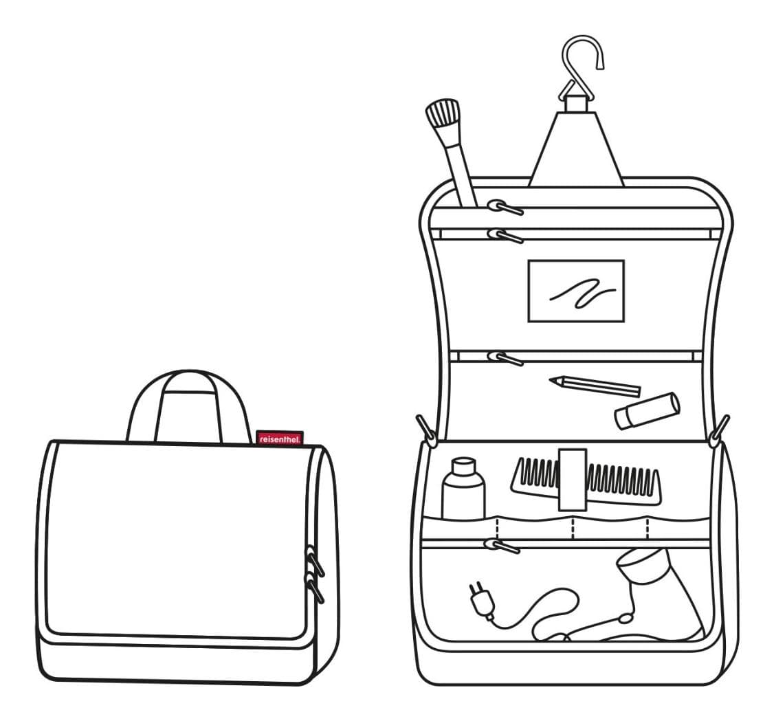 Toaletní taška Reisenthel Toiletbag XL Twist Silver 5