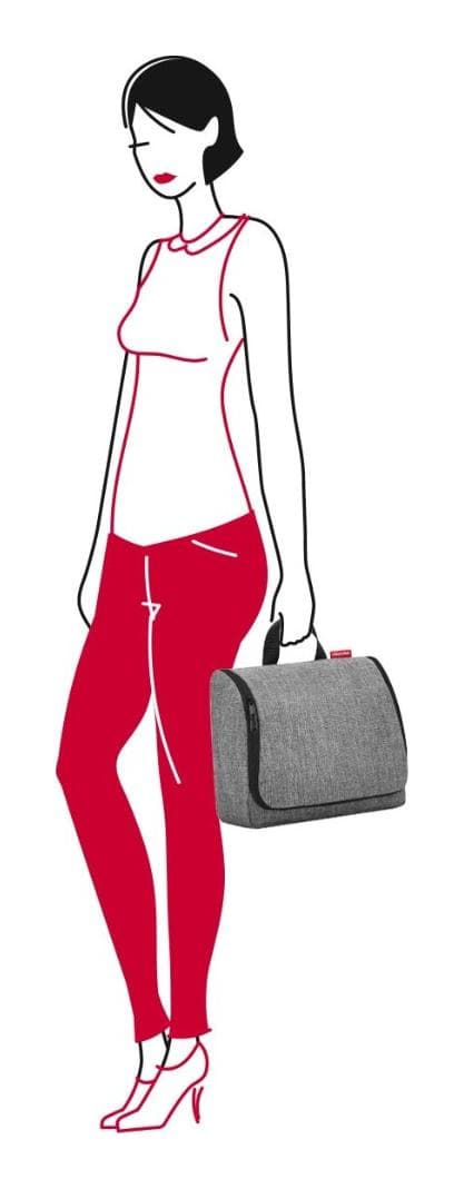 Toaletní taška Reisenthel Toiletbag XL Twist Silver 4