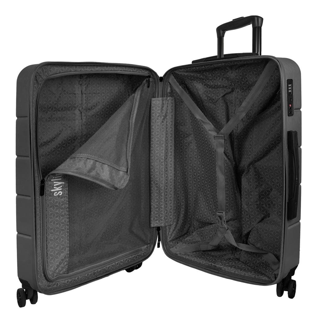 Velký skořepinový kufr Skyline Goomera 4w L Anthracite 5