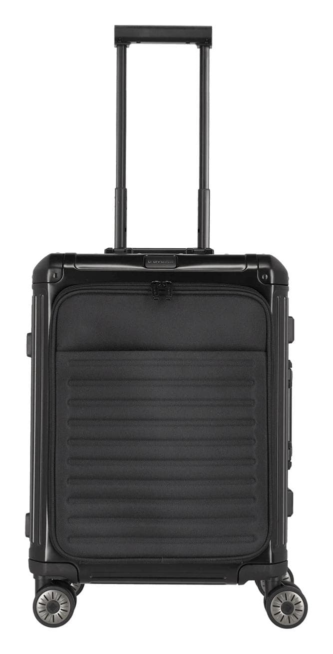Hliníkový kufr Travelite Next 4w S Front pocket Black 2